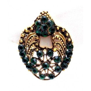 Golden Oxidized Women Earrings Jhumka Jhumki Jewelry Push Back Drop Dangle 48